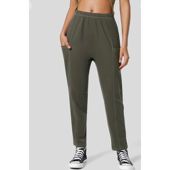 HALARA Pants - NWT / Halara / Mid Rise Elastic Waistband Casual Harem Cotton Sweatpants